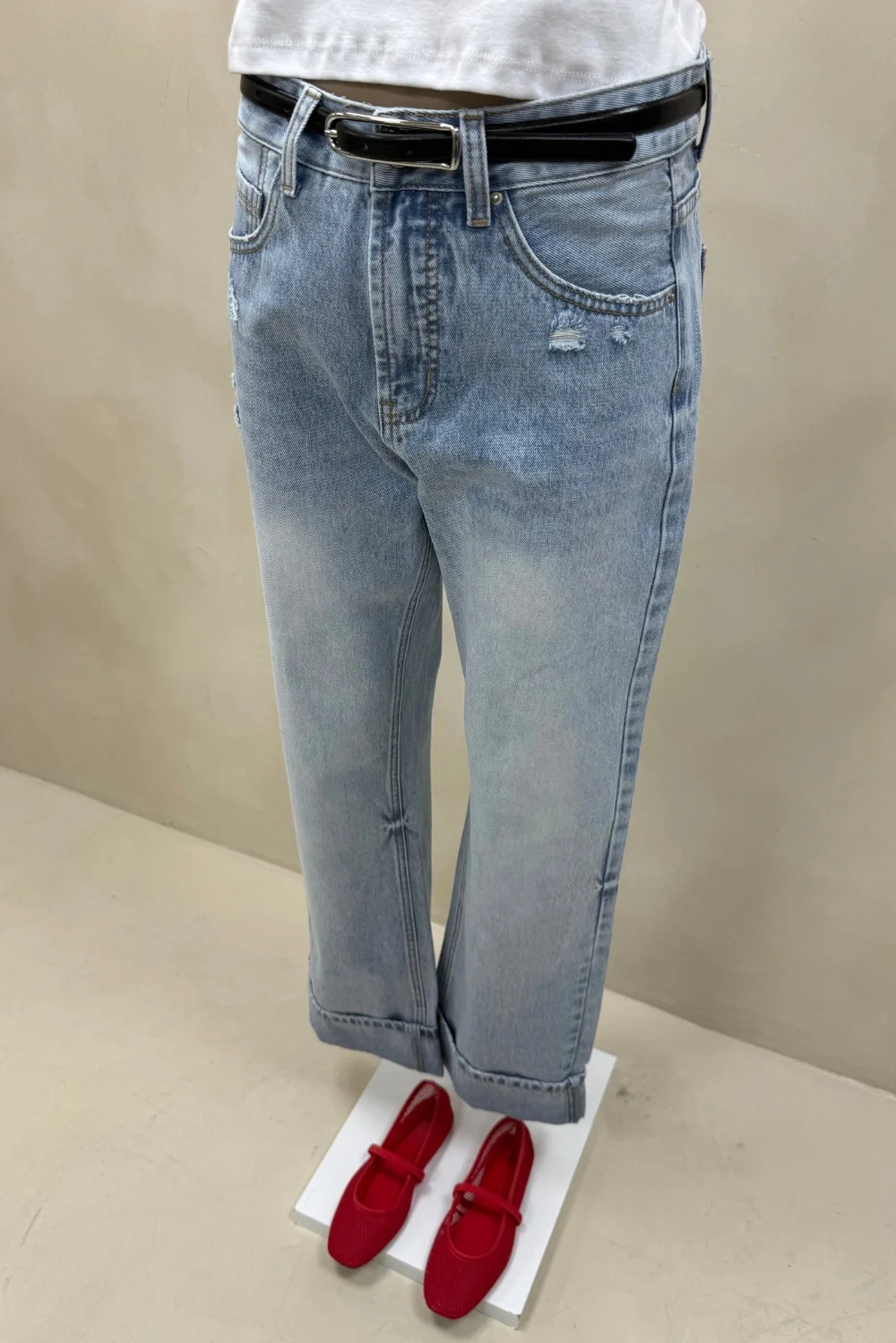 JEAN STRAIGHT CELESTE BOTA - 3