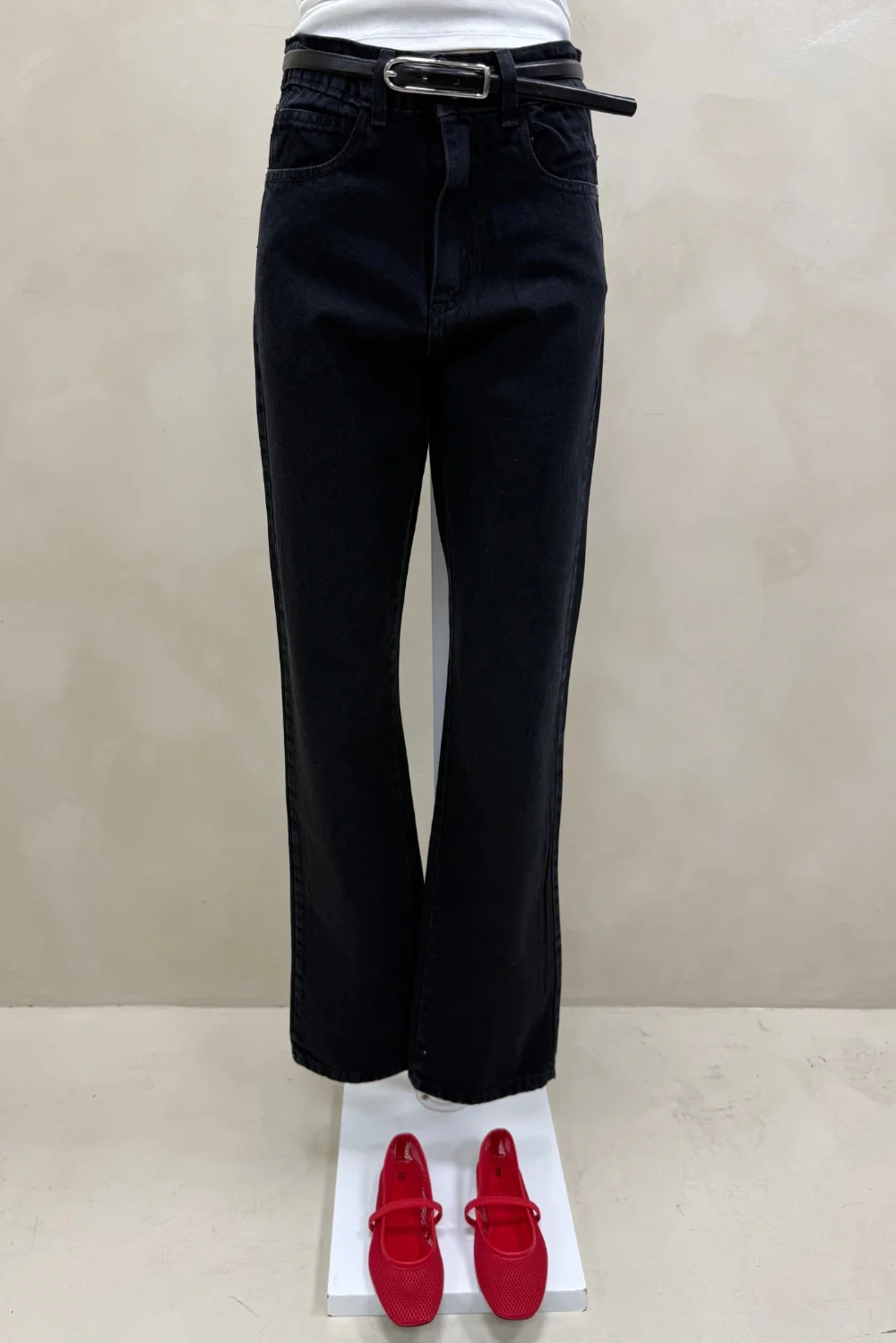 Jean Straight Full Black - 1