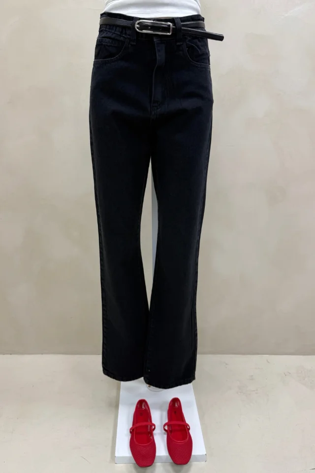 Jean Straight Full Black
