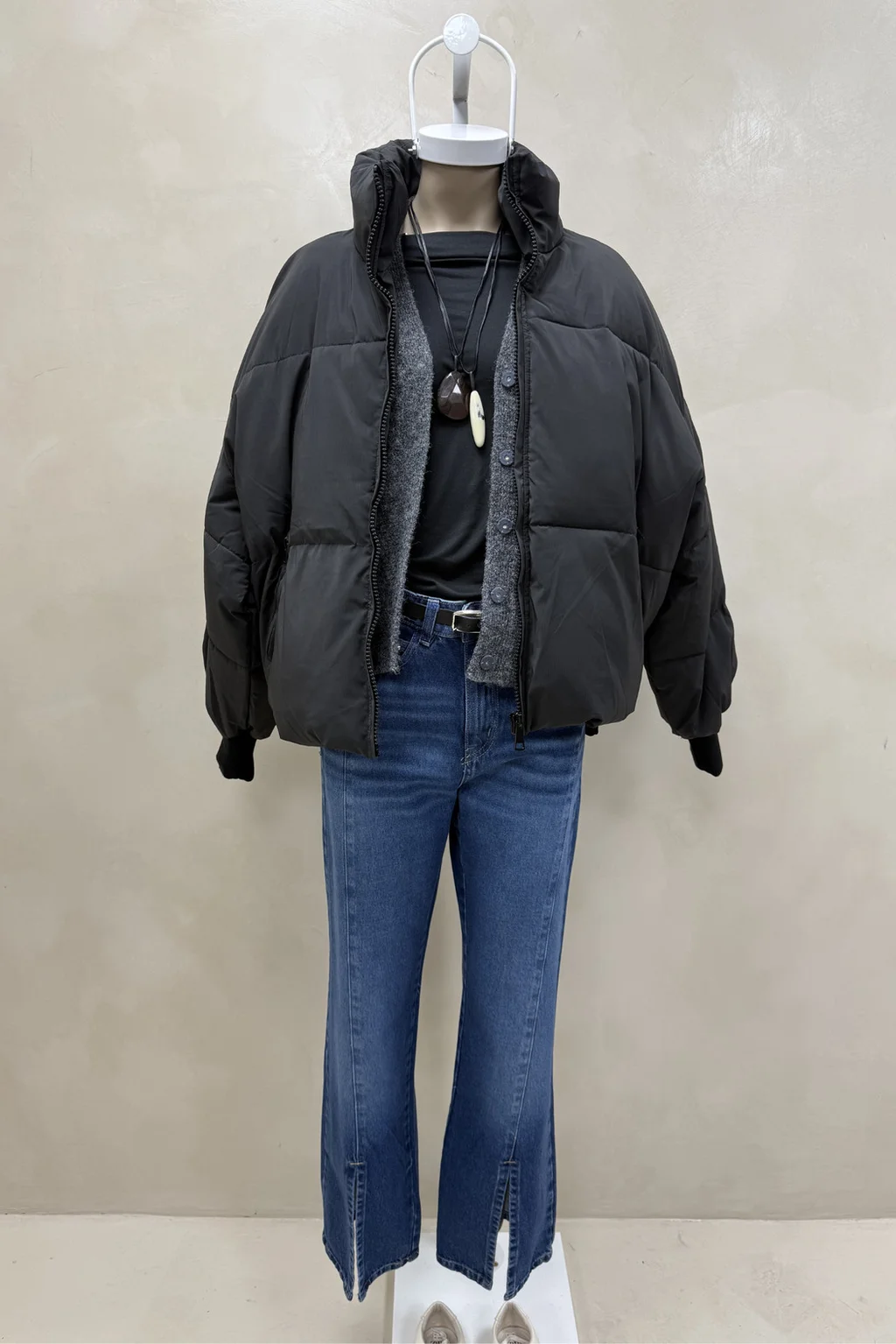 Campera Puffer Oversize - 0