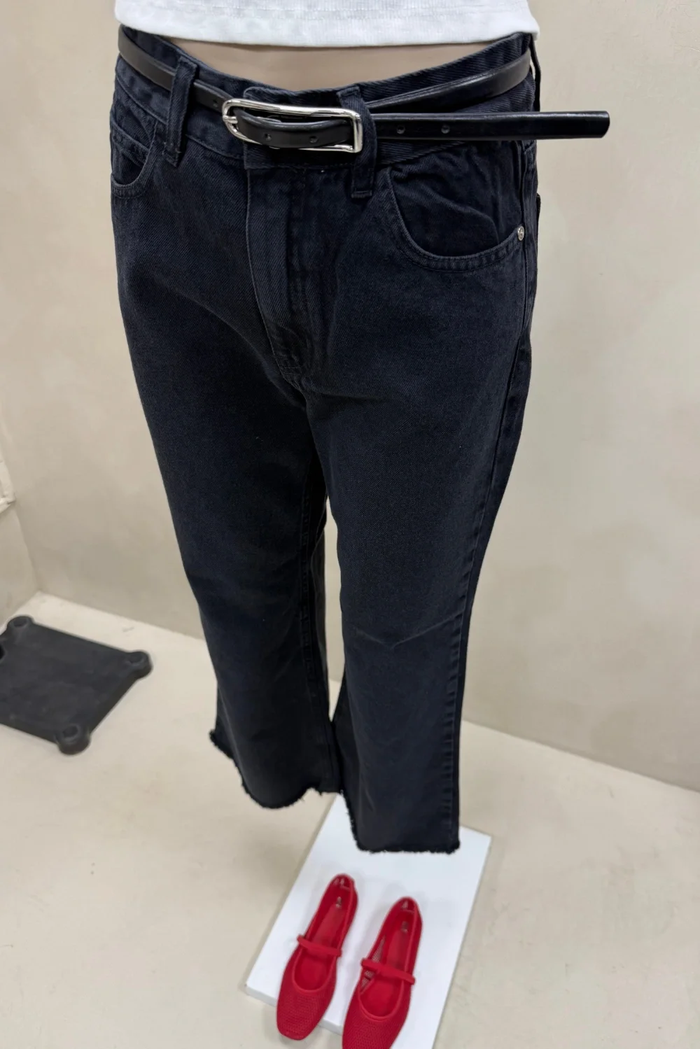 JEAN BOOTCUT LEG BLACK - 2