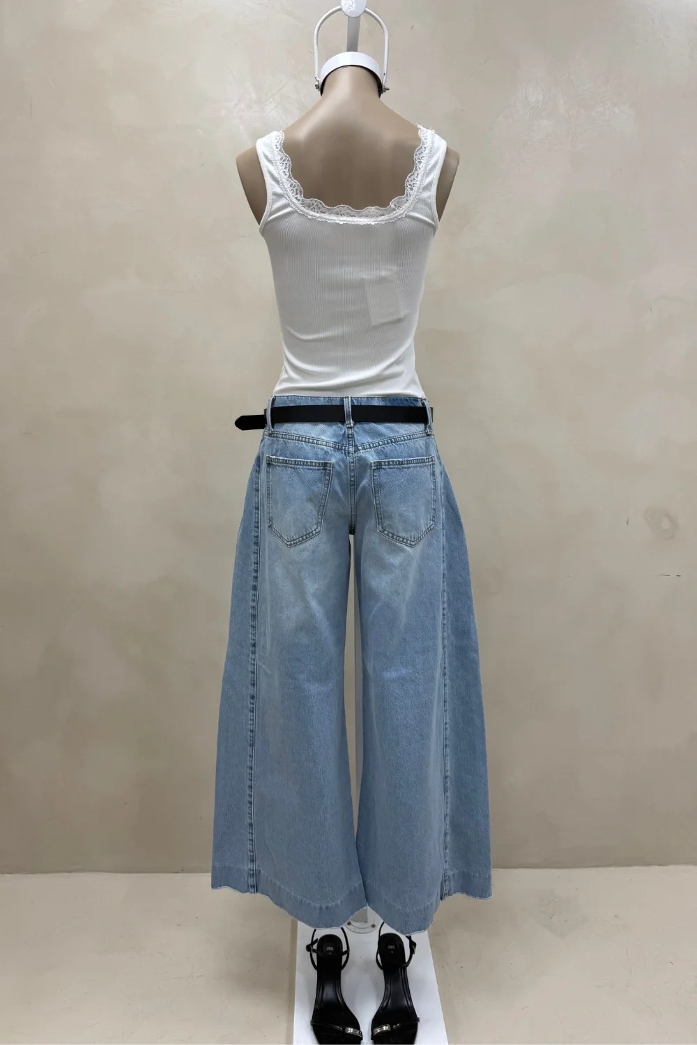 JEAN EXTRA WIDE CELESTE PLIEGUES