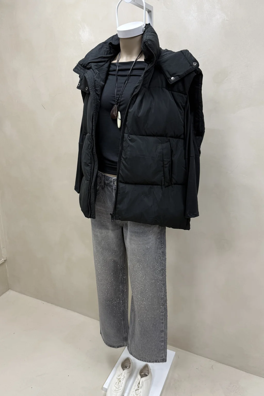 Chaleco Puffer Oversize - 1