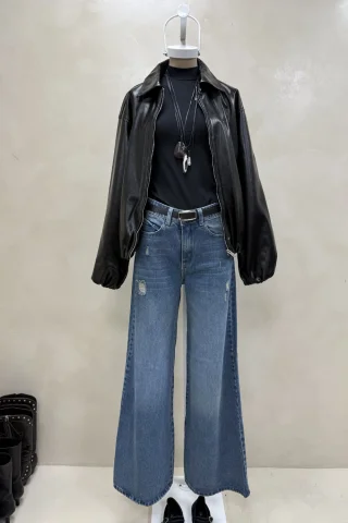 Jean Wide Leg Full Justin - Vista 1