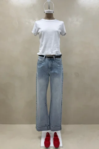 JEAN STRAIGHT CELESTE BOTA - Vista 1