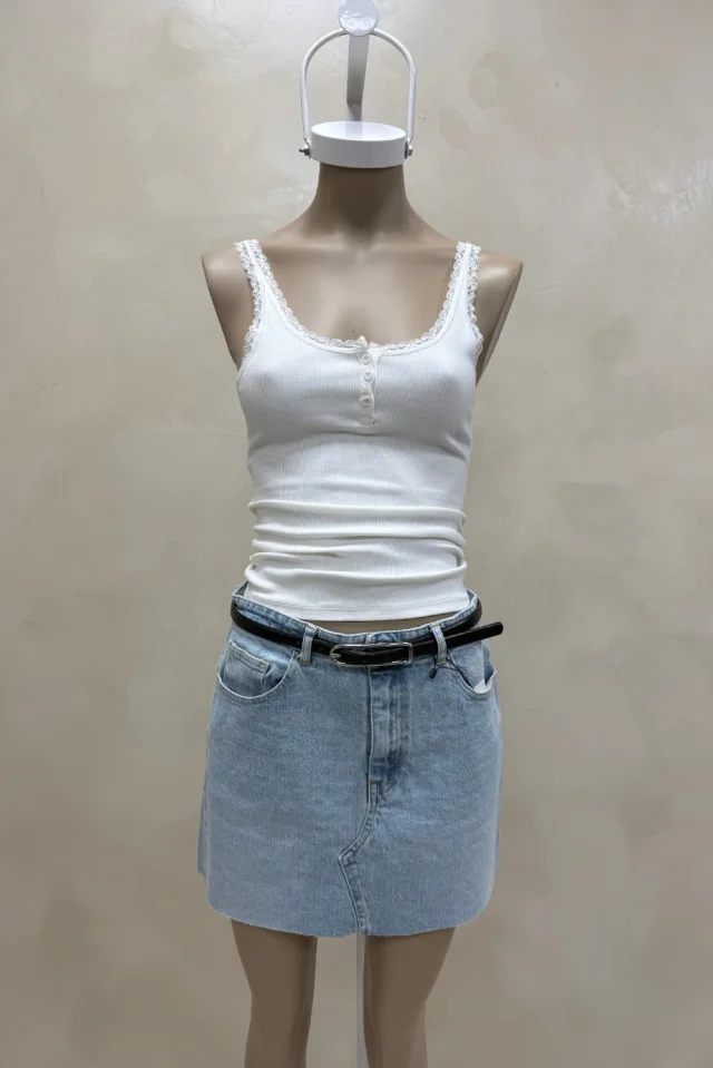 MINI DENIM CELESTE