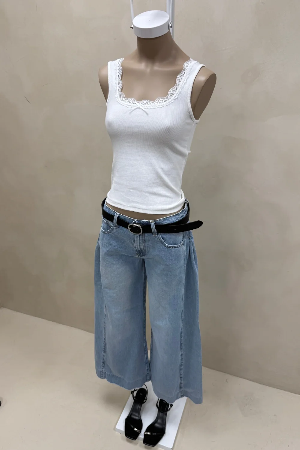 JEAN EXTRA WIDE CELESTE PLIEGUES
