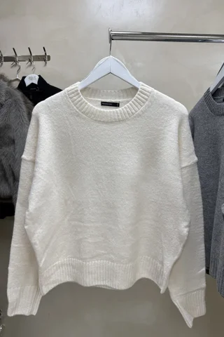 Sweater Basico Cuello Redondo - Vista 6