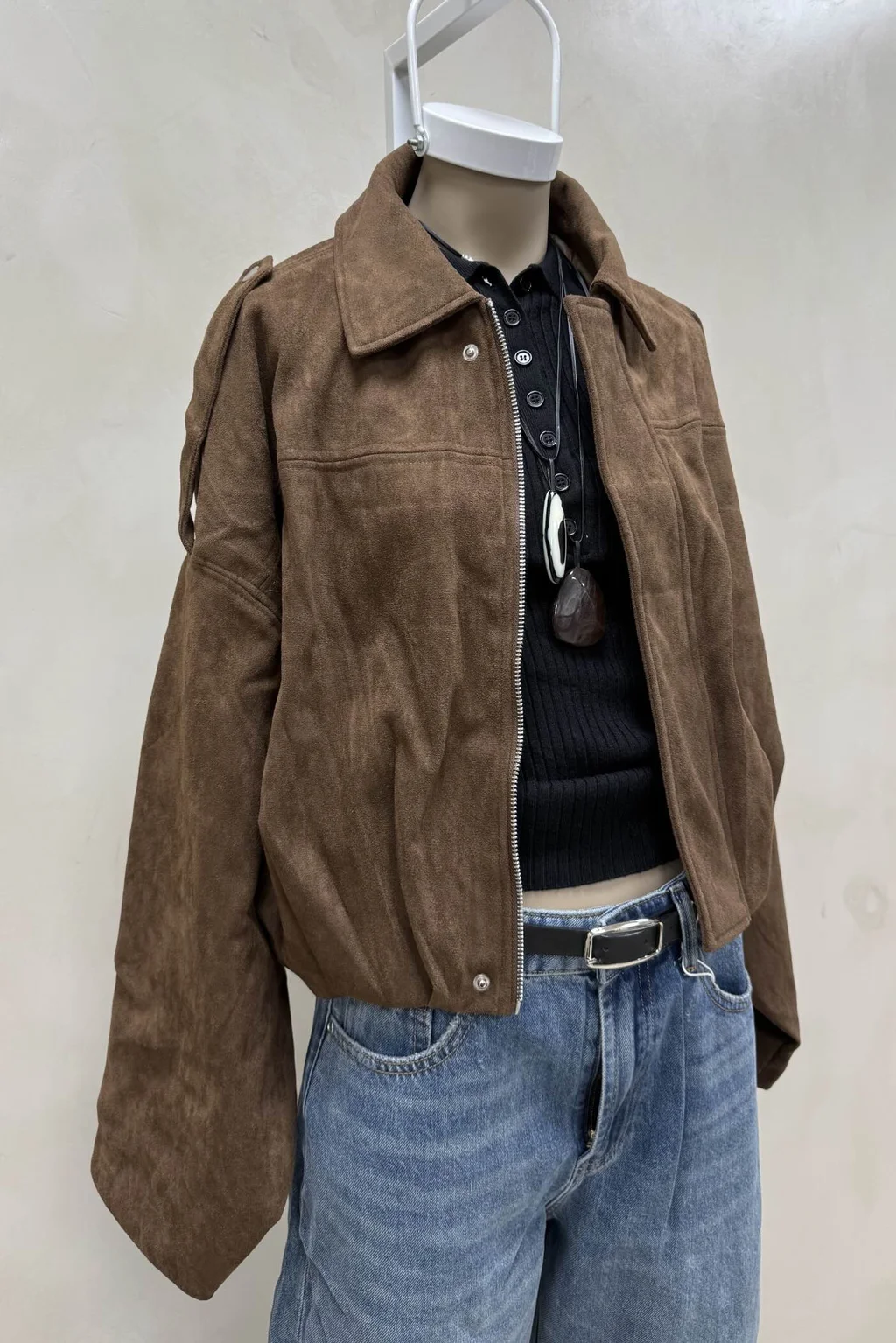 Bomber Simil Suede - 2