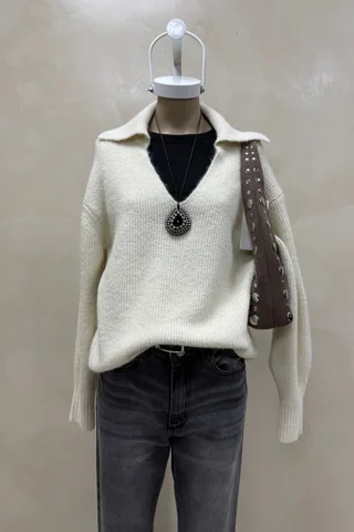Sweater con Cuello - Vista 2