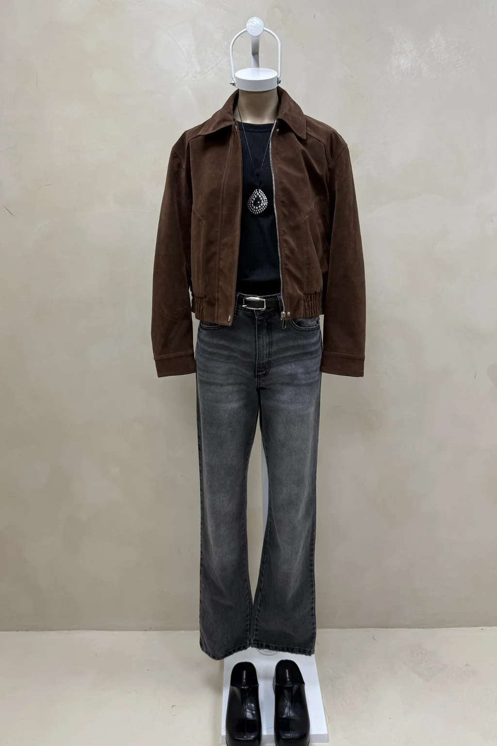 Chaqueta Bomber Suede - 0