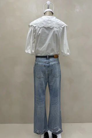 Blusa Babero Pico Bordado - Vista 6