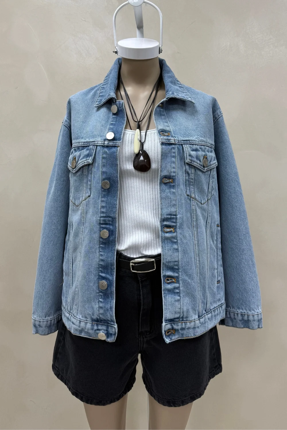 Campera Denim Celeste - 1