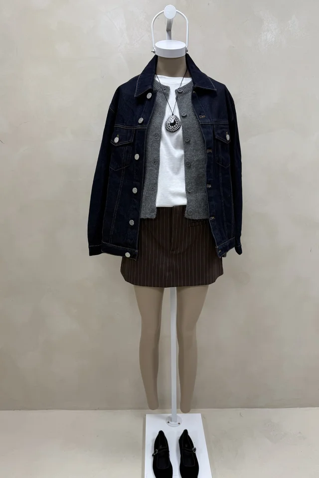 Campera Denim Clasica Azul