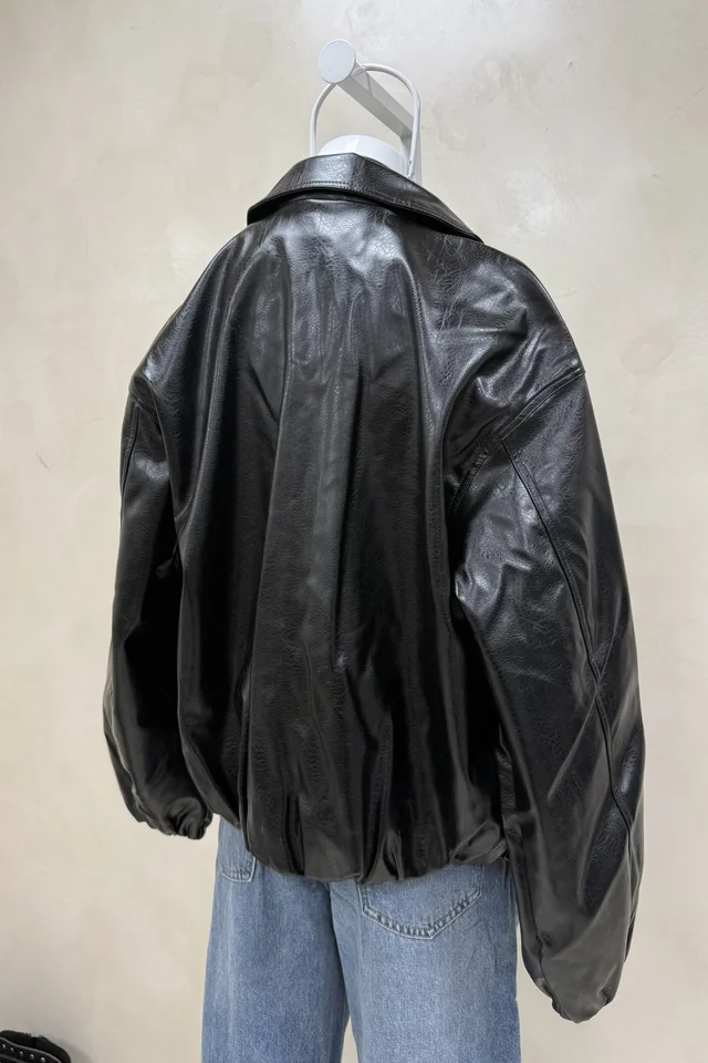 Bomber Eco Cuero