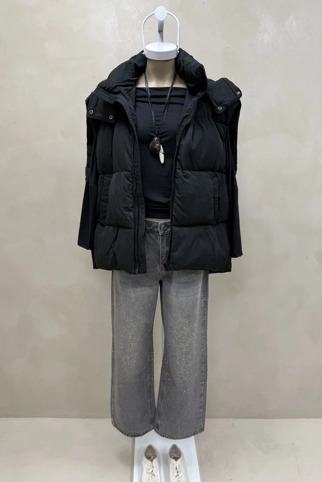 Chaleco Puffer Oversize - 0