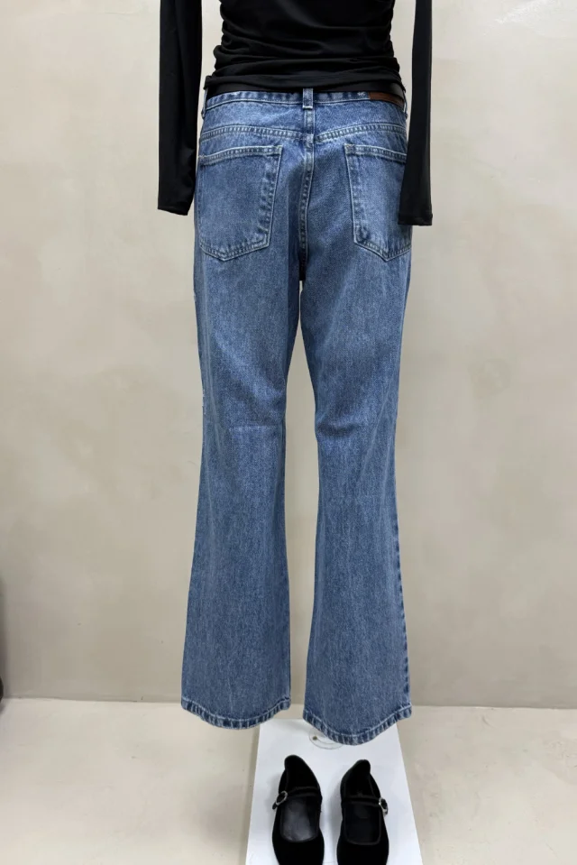 Jean Tiro Bajo Straight Ben