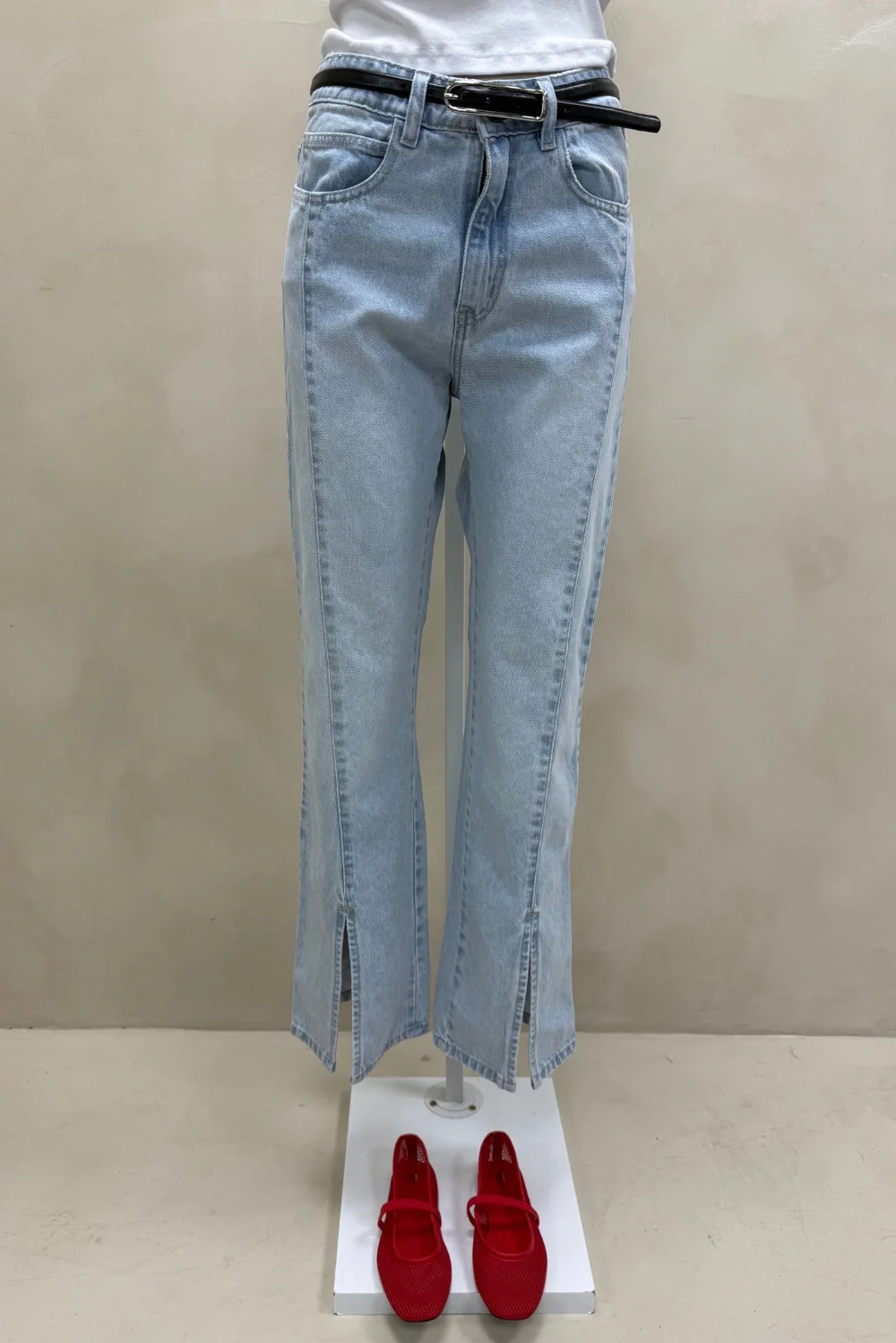 JEAN STRAIGHT FULL TAJO MELISA - 1