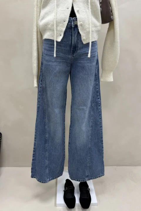 Jean Wide Leg Full Recorte