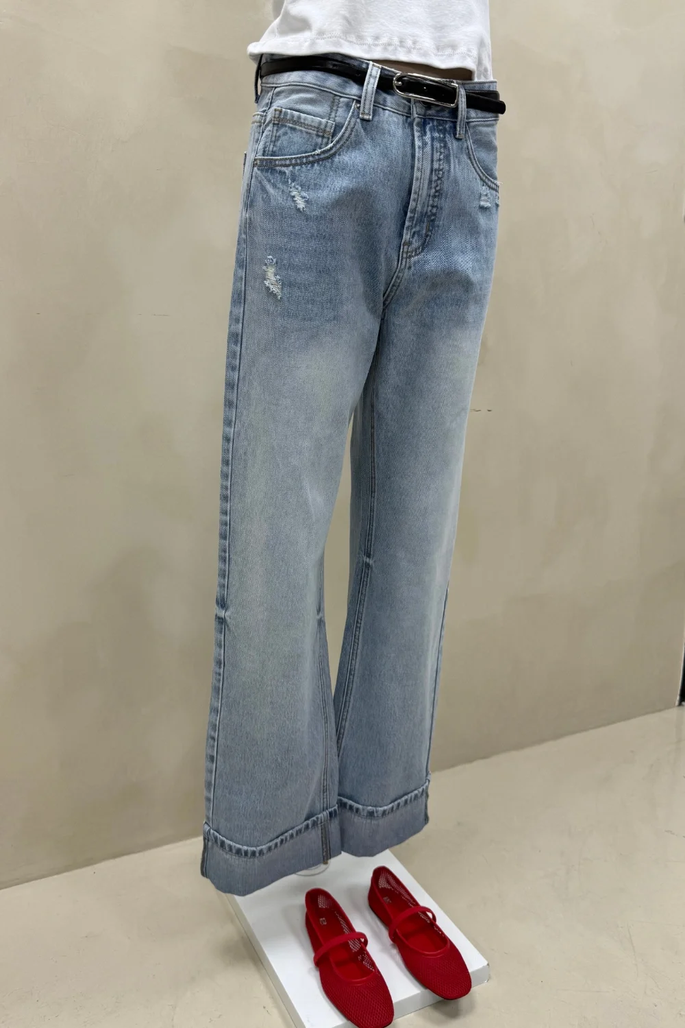 JEAN STRAIGHT CELESTE BOTA - 2
