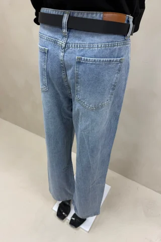 JEAN STRAIGHT CELESTE CON STRASS - Vista 4