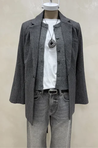Blazer Pie de Pull Lazo - Vista 3