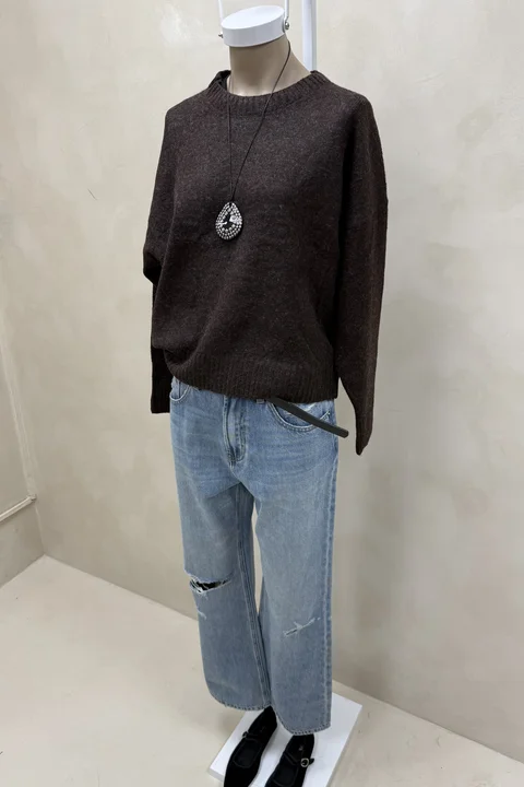 Sweater Basico Cuello Redondo