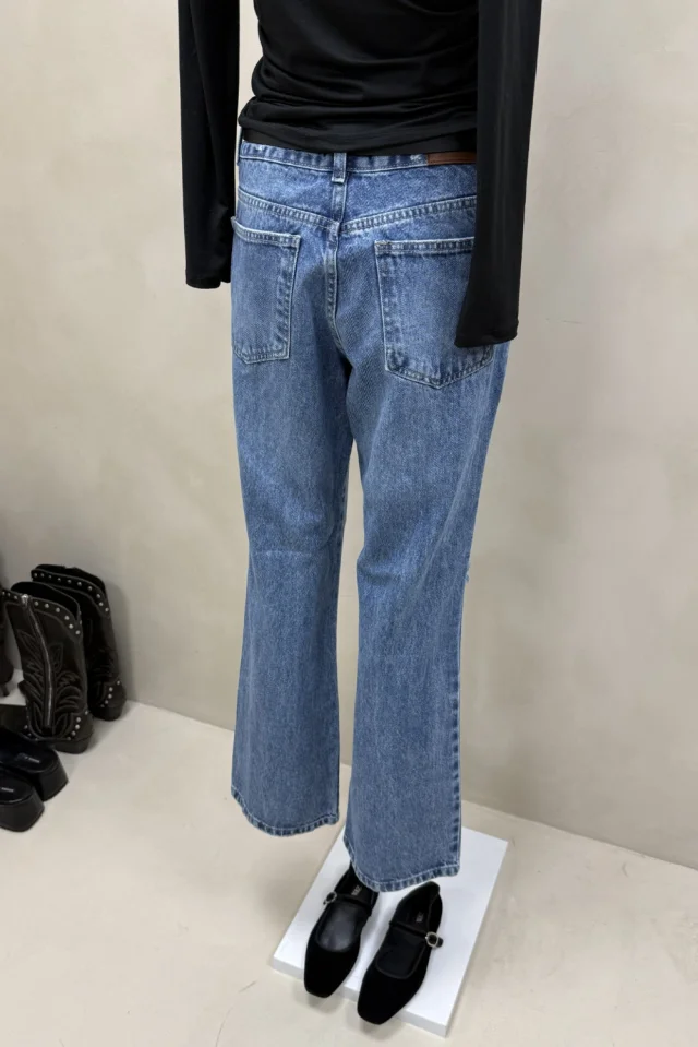 Jean Tiro Bajo Straight Ben