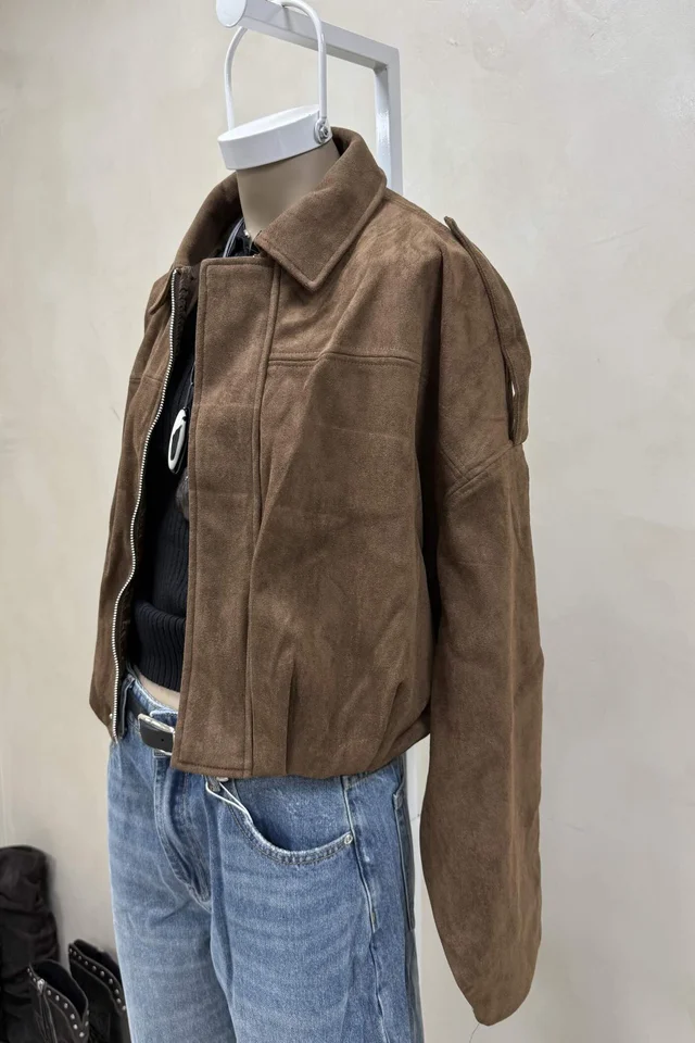 Bomber Simil Suede