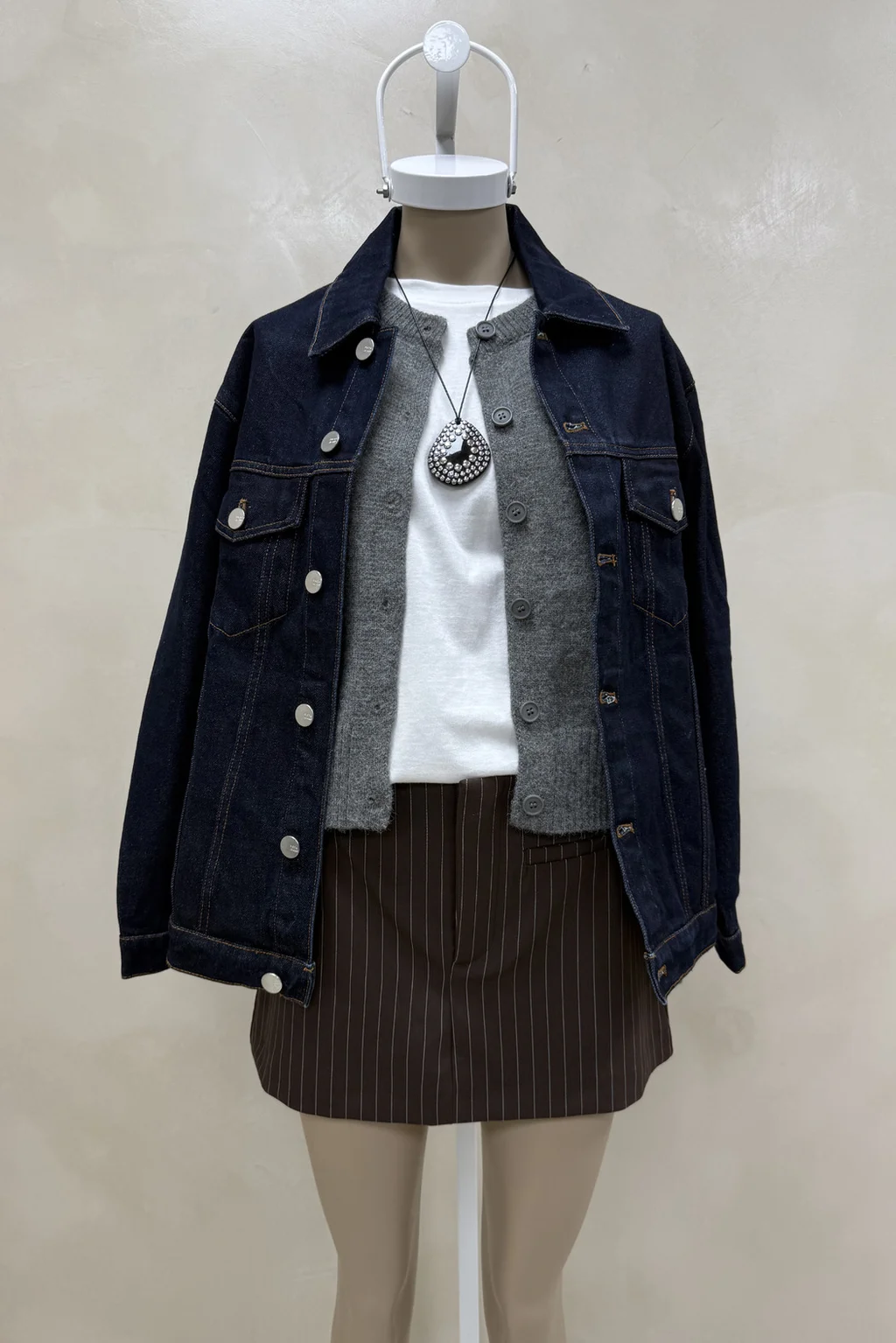 Campera Denim Clasica Azul - 1