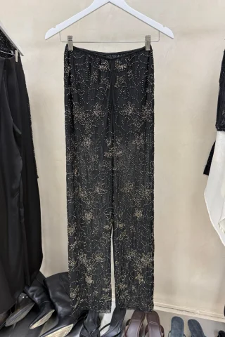 PANTALON MICROTUL LENTEJUELAS - Vista 6
