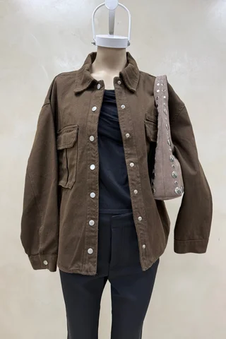 Campera Over Choco - Vista 4