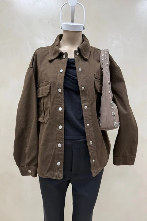 Campera Over Choco
