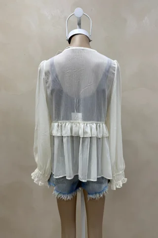 BLUSA GASA CON LAZO - Vista 4
