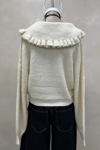 Cardigan con Babero - Vista 4