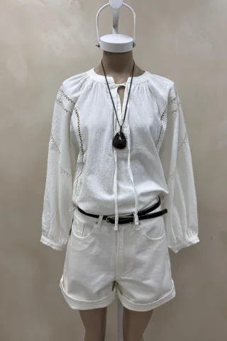 BLUSA LINO CALADA - Vista 3