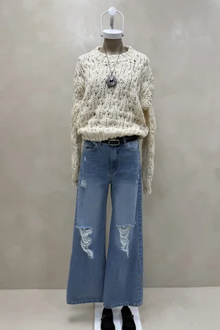 Jean Wide Leg Full Tate - Vista 1