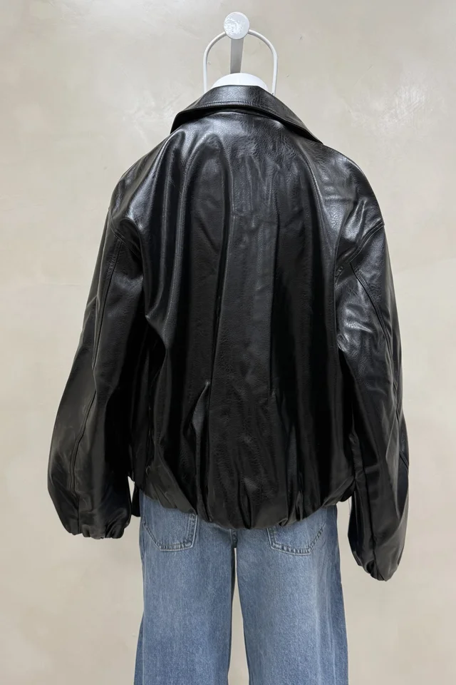 Bomber Eco Cuero