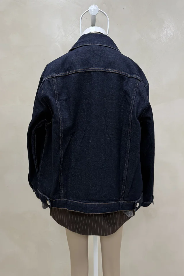 Campera Denim Clasica Azul