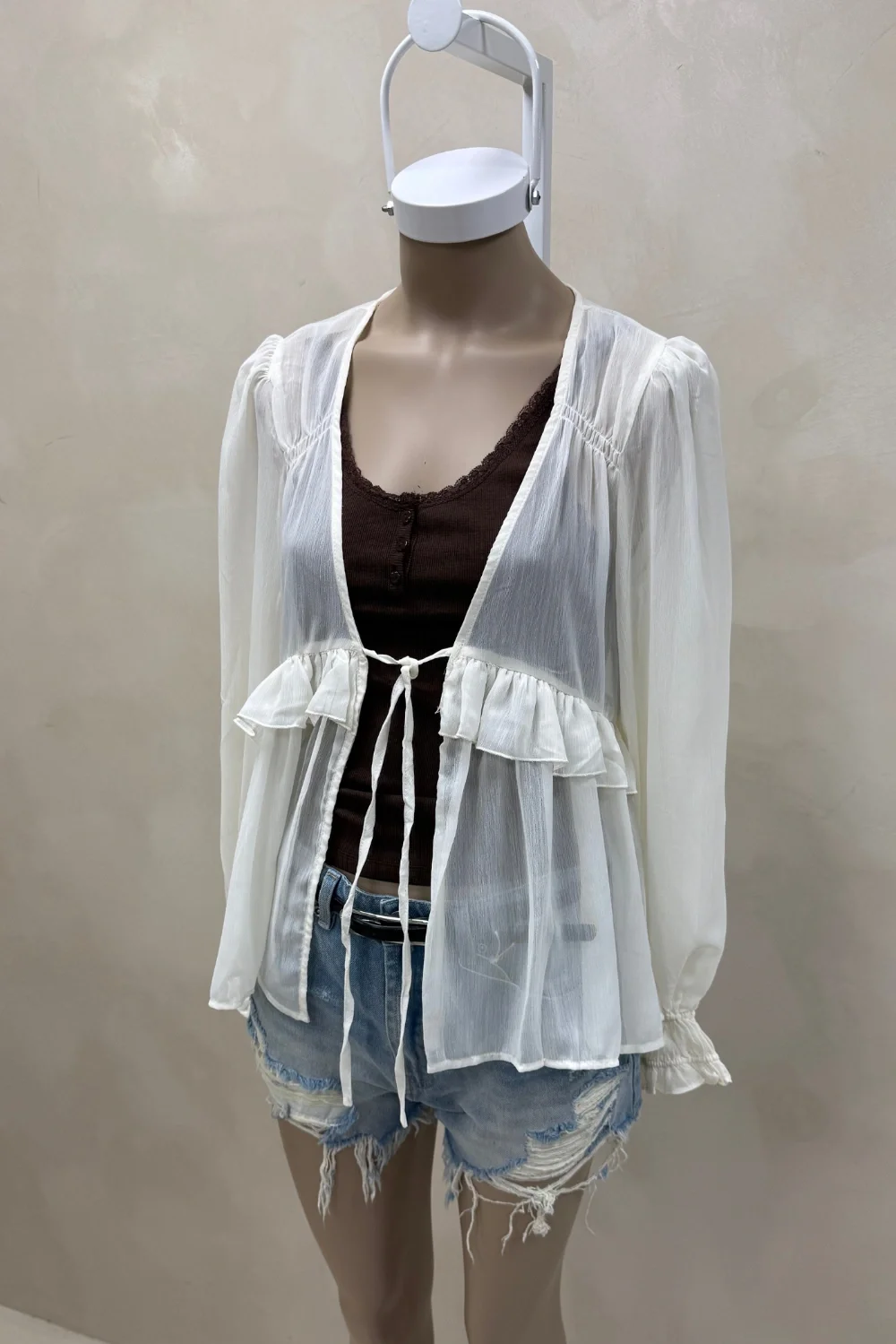 BLUSA GASA CON LAZO - 2