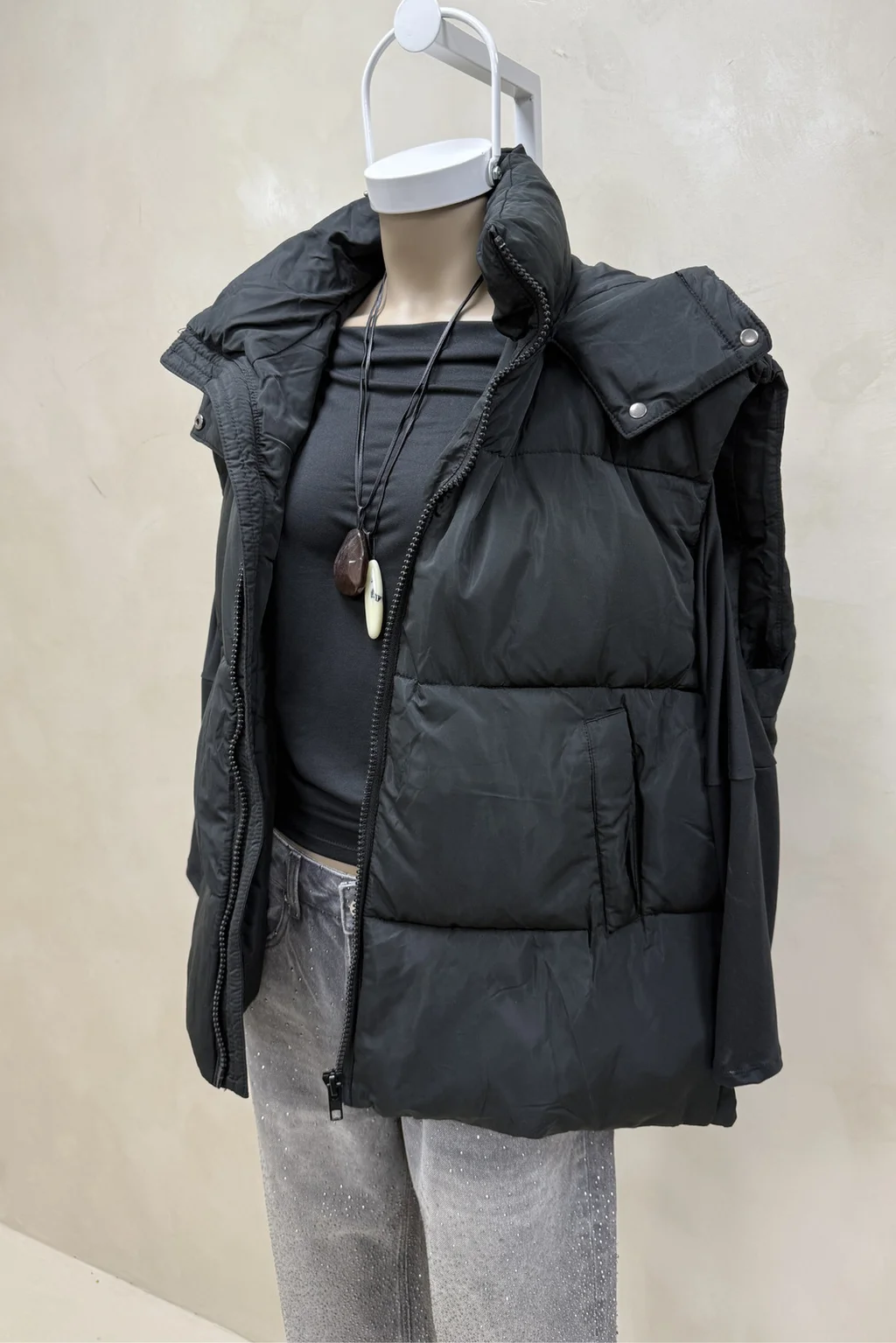 Chaleco Puffer Oversize - 3