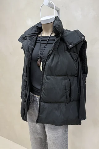 Chaleco Puffer Oversize - Vista 4