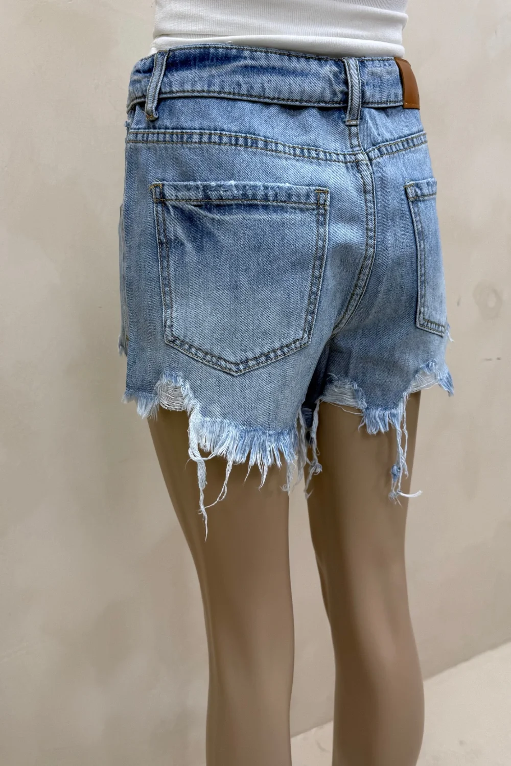 SHORT DENIM CINTURA DOBLADA