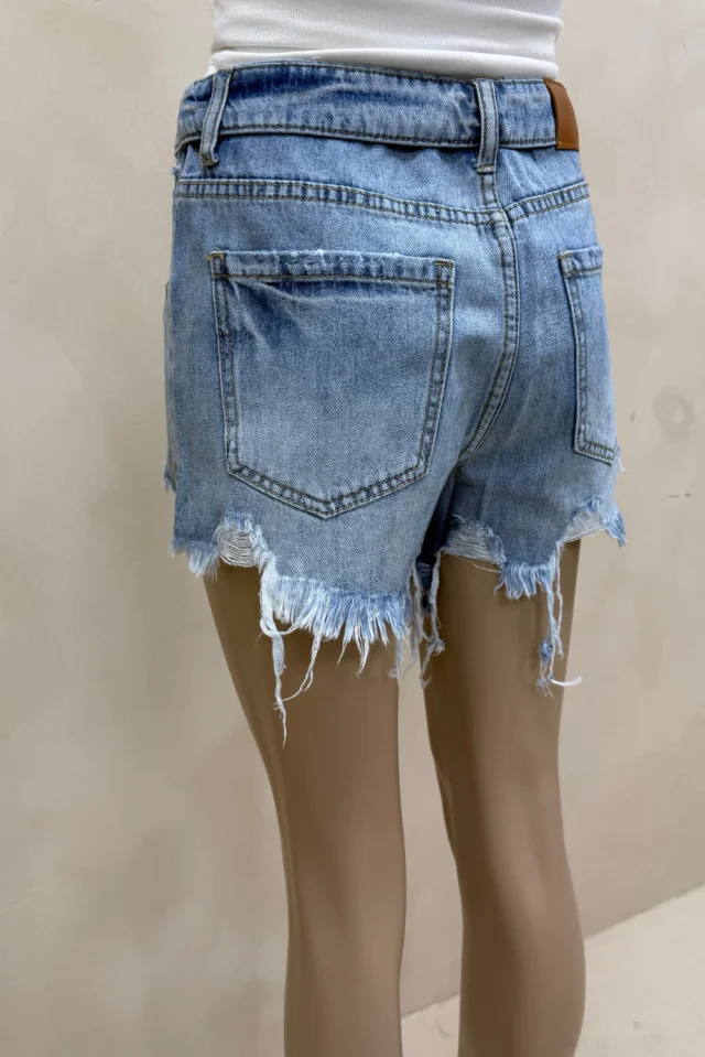 SHORT DENIM CINTURA DOBLADA