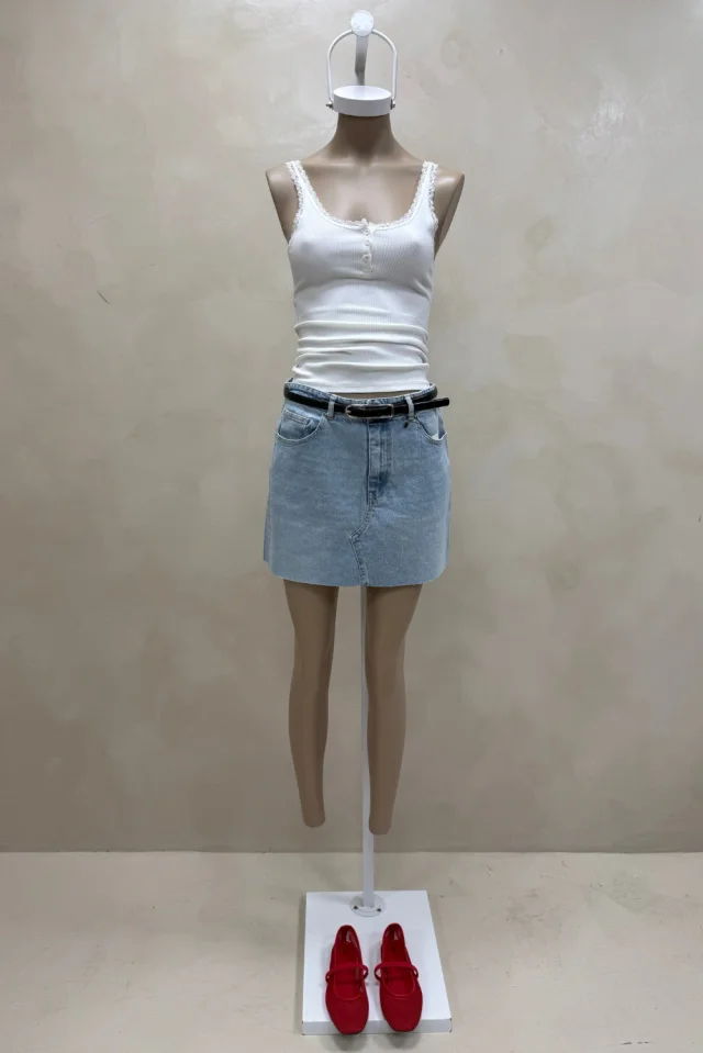 MINI DENIM CELESTE