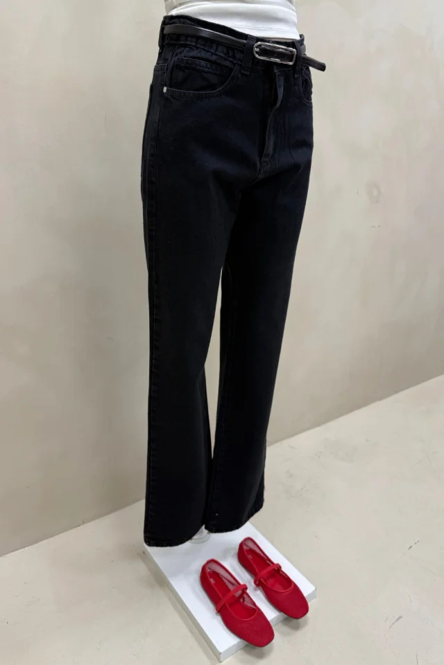 Jean Straight Full Black