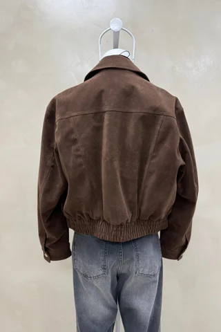 Chaqueta Bomber Suede - Vista 5