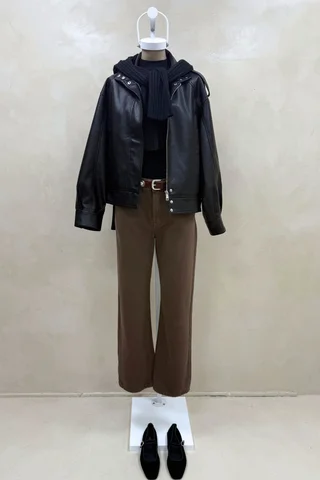 Jean Straight Choco - Vista 1