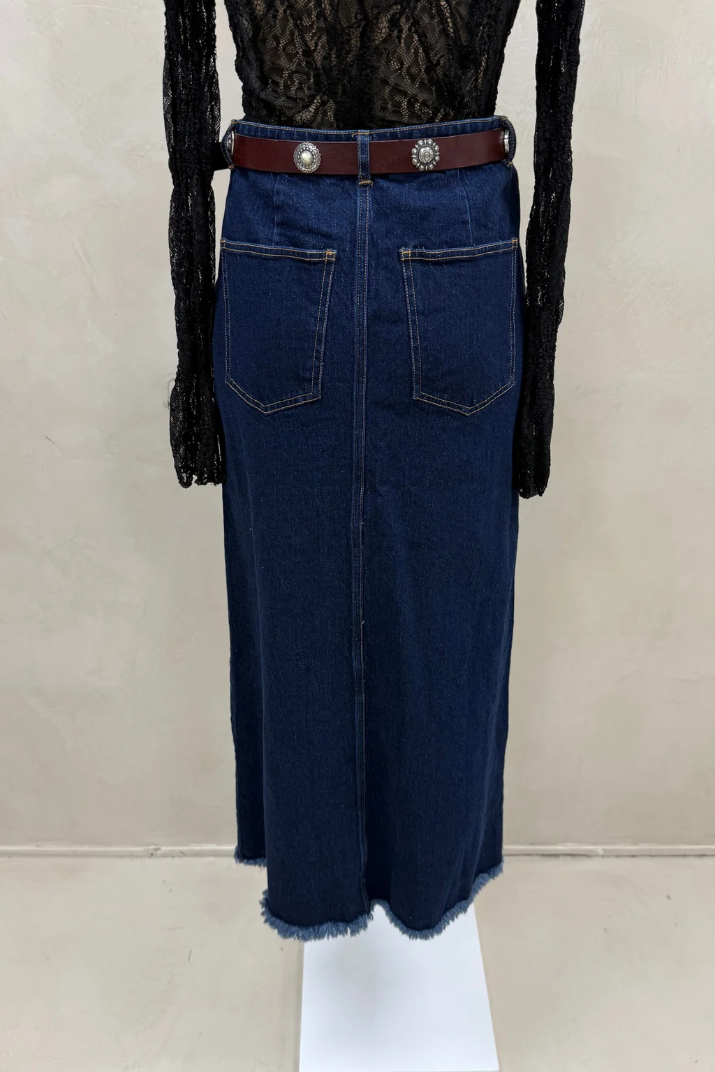Falda Denim Azul - 3