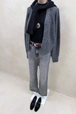 Jean Straight Full Cindy Black - Vista 2